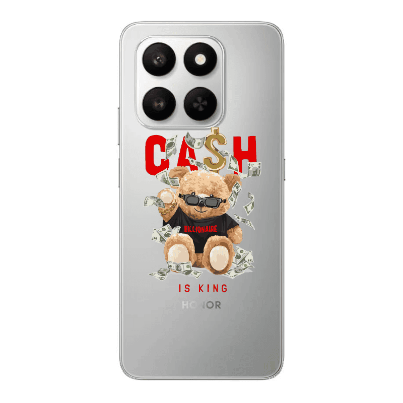 Honor Magic 400 Smart Cash is king Transparent Silicone TPU Θήκη